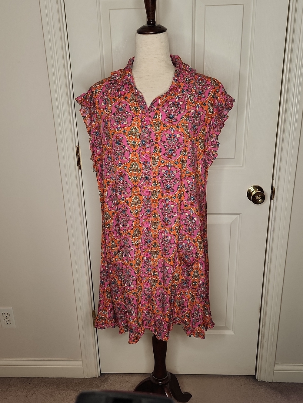 Talulah Paisley Print Dress Size L